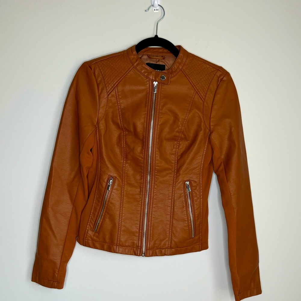 NWT-  Express Faux letter jacket